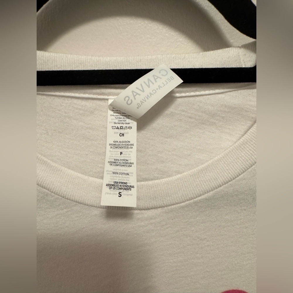Barbie’s ‘Kenergy’ Adult Small White Pink Font Bella Canvas Shirt NWOT - Picture 4 of 9